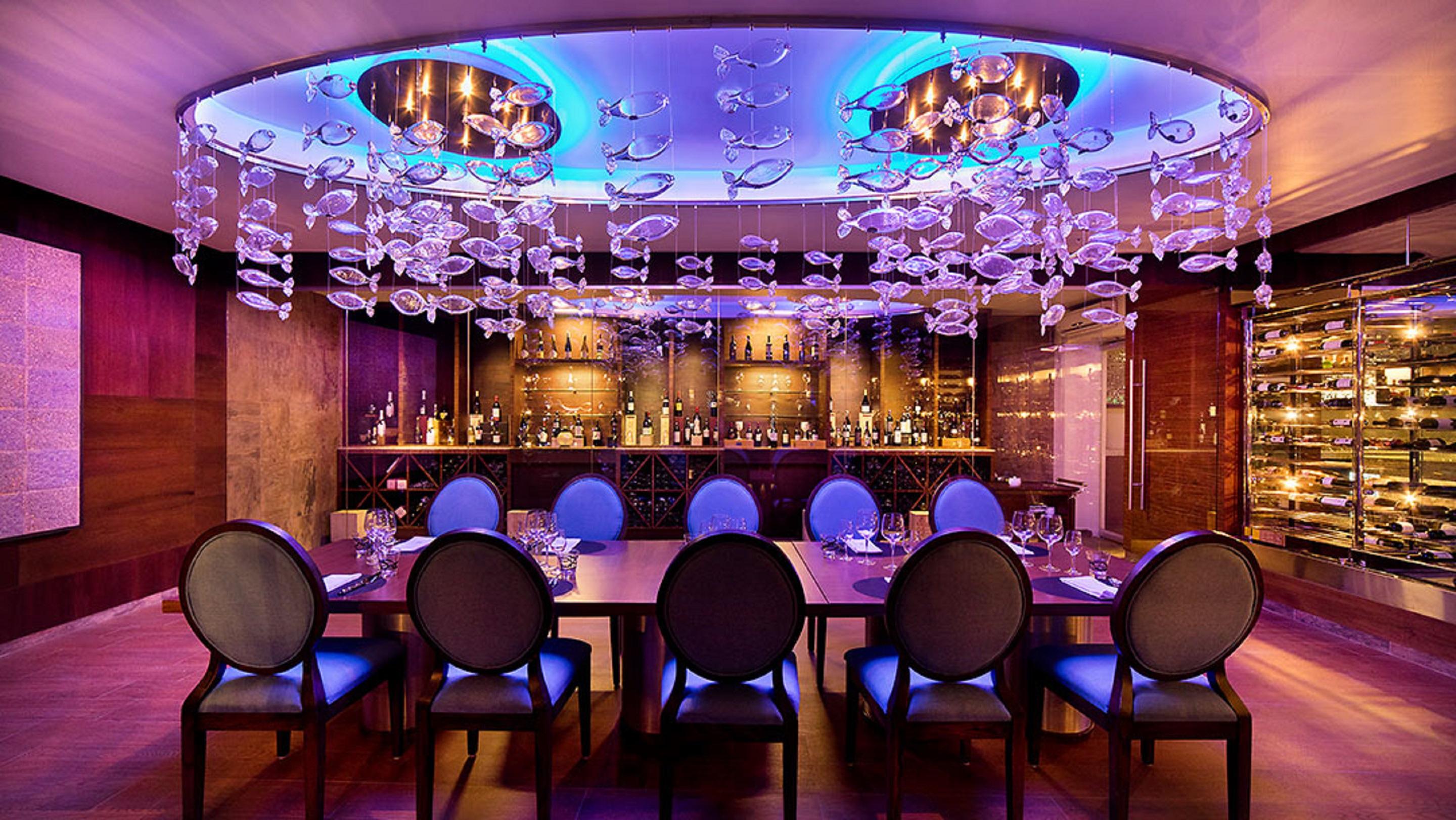 Palacio Mundo Imperial Riviera Diamante Акапулко Екстериор снимка The private dining room at the restaurant